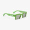 lacoste runway acetate rectangle glasses