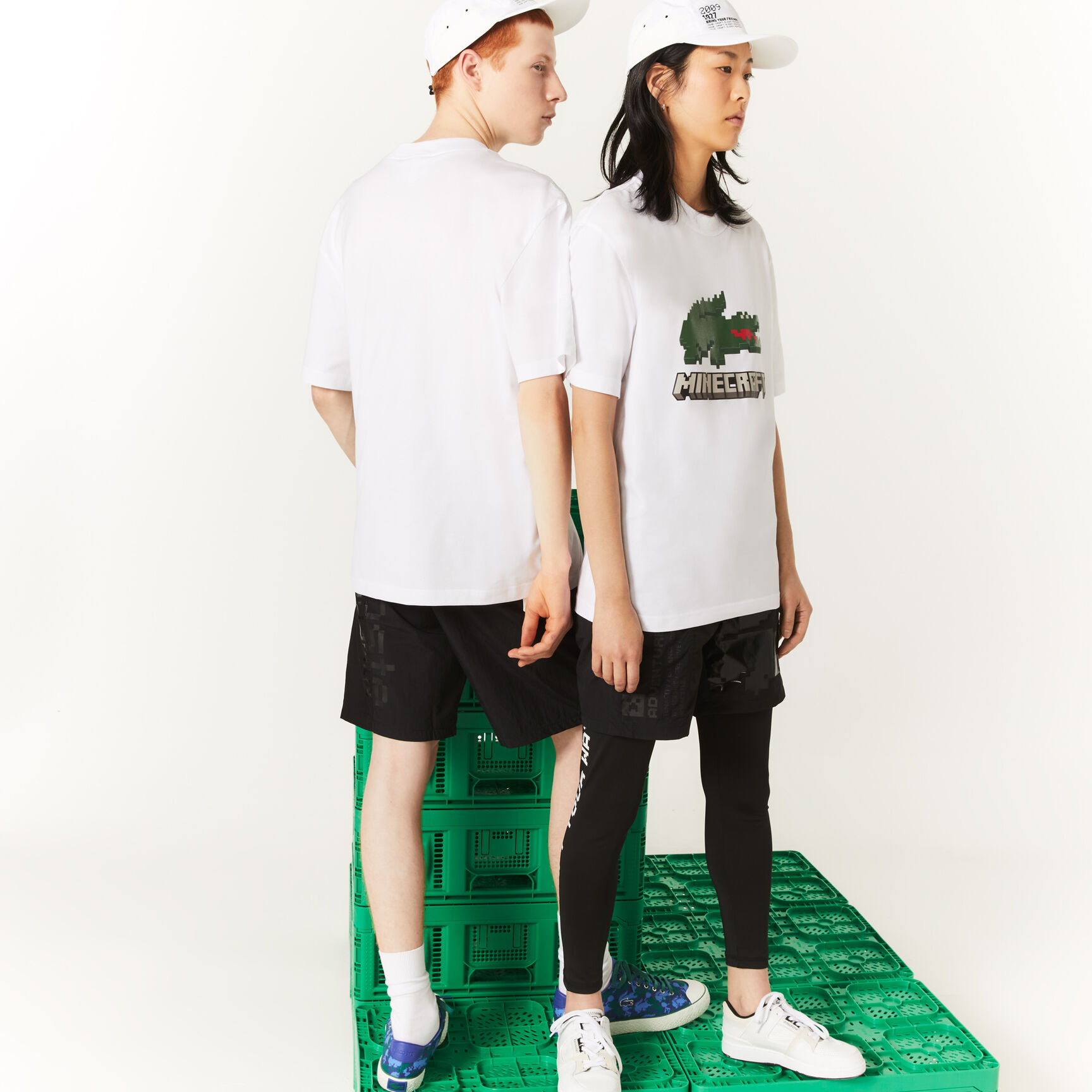 Unisex Lacoste x Minecraft Print Organic Cotton T-Shirt Unisex Lacoste x Minecraft Print Organic Cotton T-Shirt