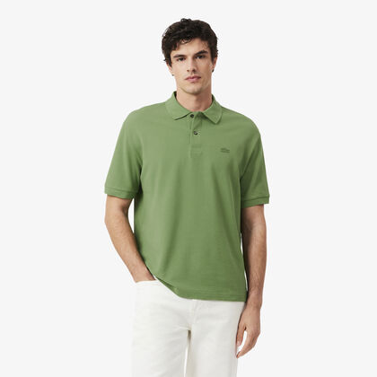 Loose Fit Heavy Pique Polo Shirt