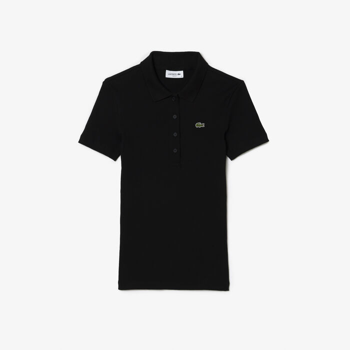 Women's Lacoste Slim Fit Organic Cotton Polo Shirt - DF5377-00-031