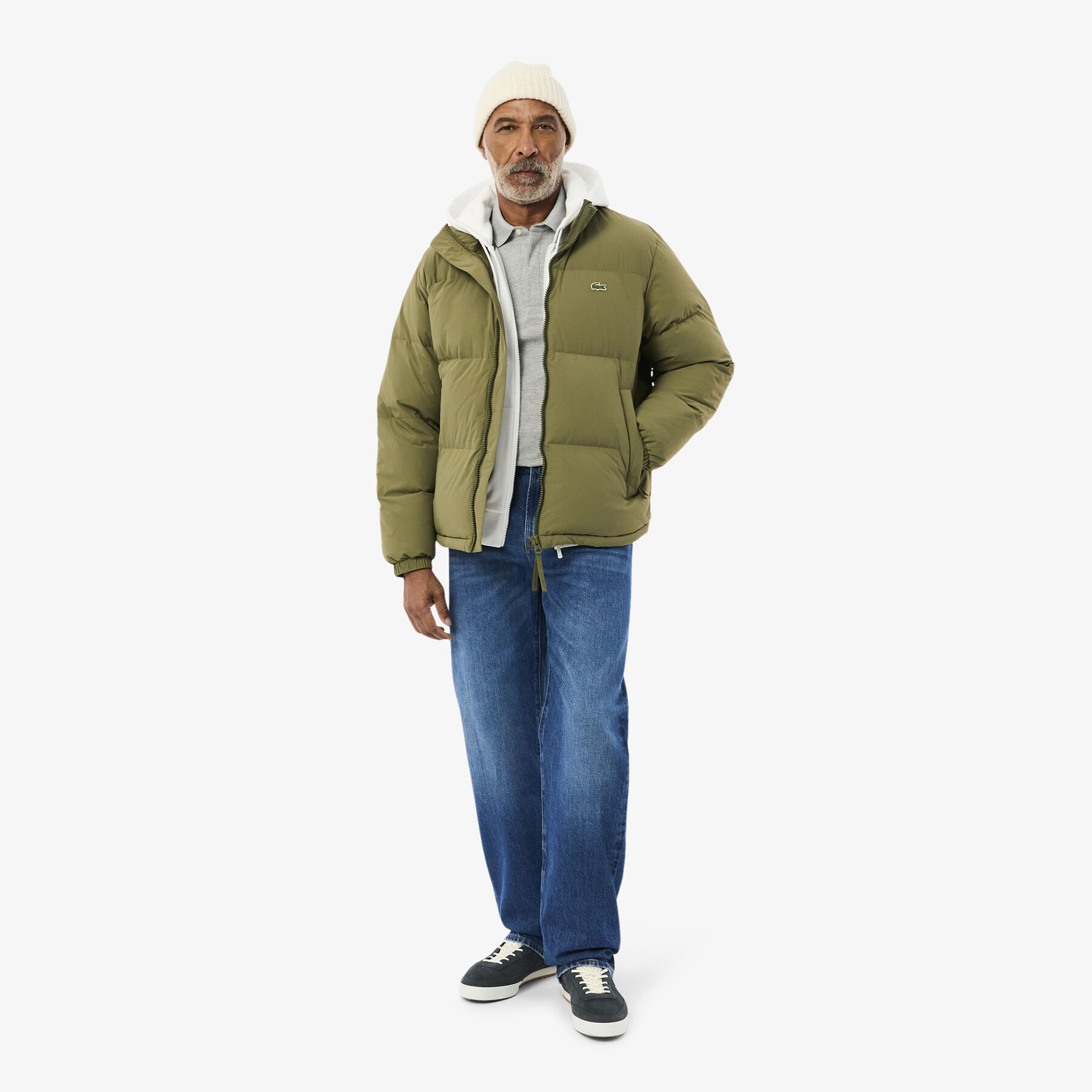 Classic Fit Zipped Fleece Sweatshirt Classic Fit Zipped Fleece Sweatshirt - SH9809-00-001