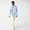 women s lacoste live classic fit scarf neck striped cotton shirt