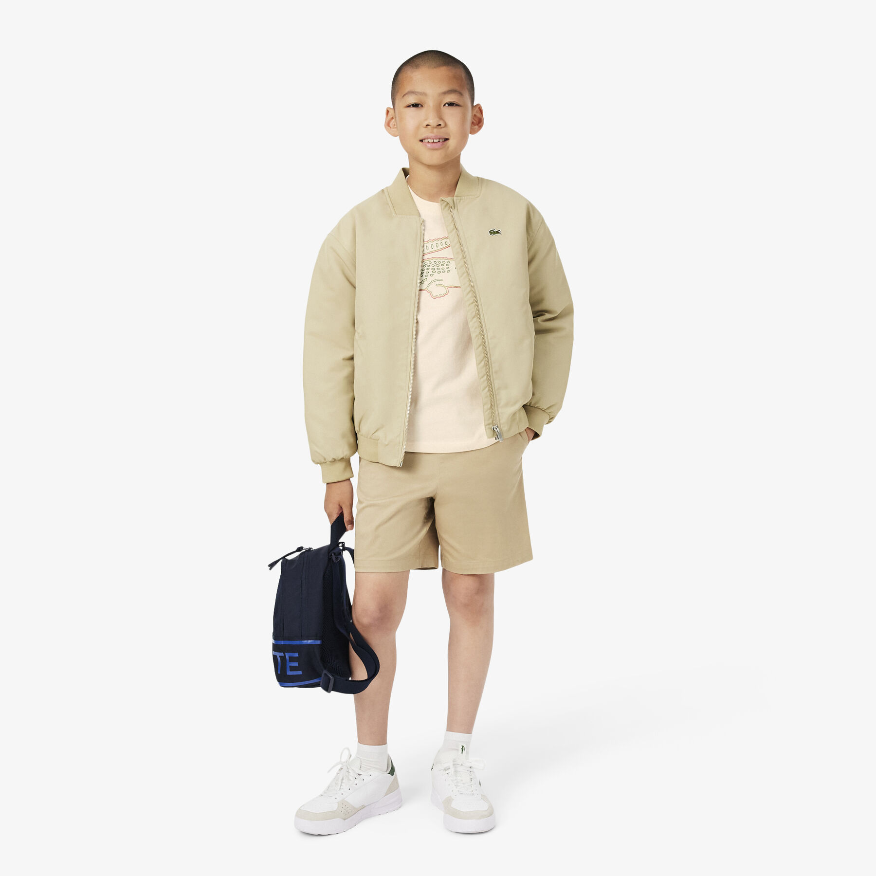 Crocodile Embroidery Cotton T-shirt - TJ0969-00-XFJ