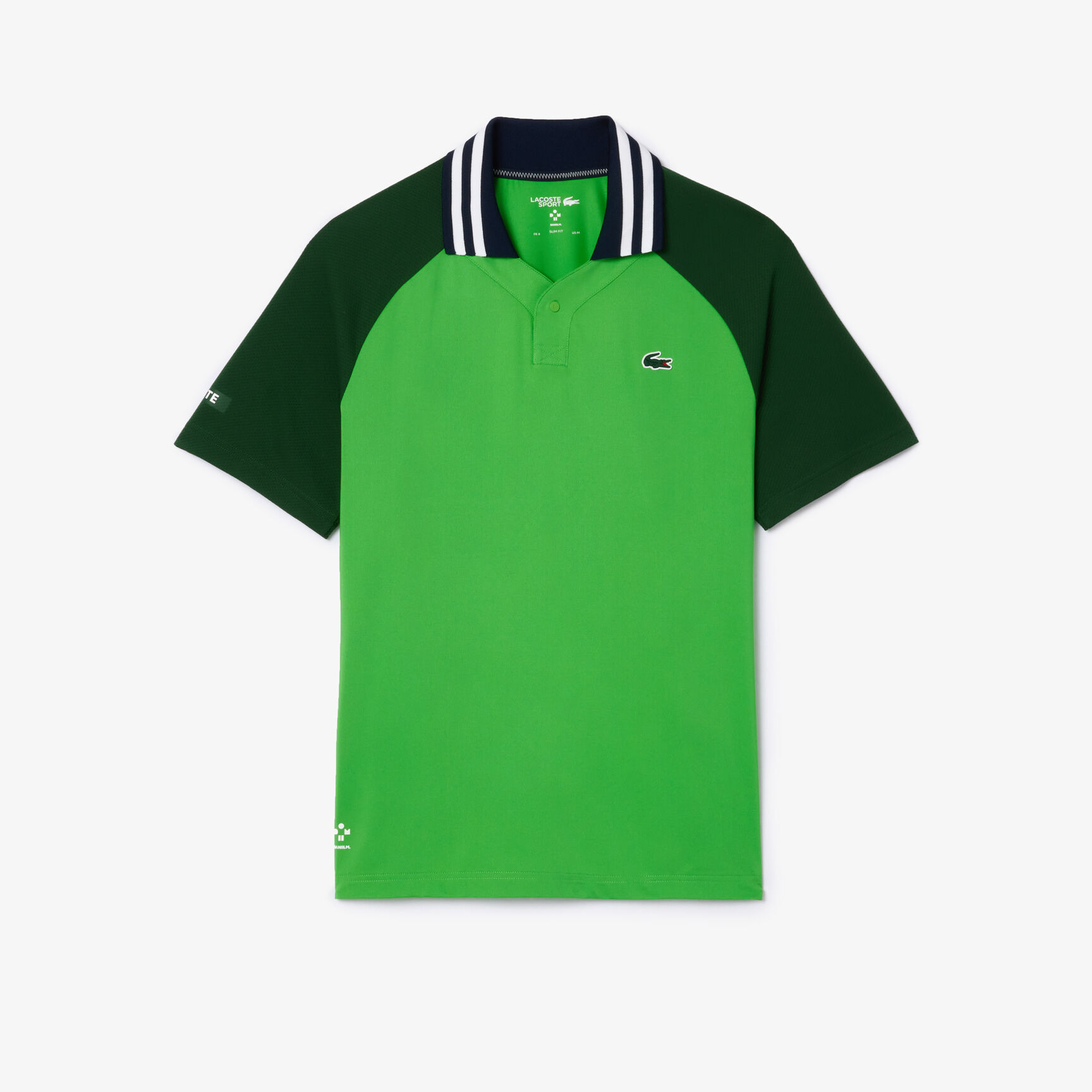 قميص بولو للتنس من لاكوست × دانييل ميدفيديف Lacoste x Daniil Medvedev Ultra-Dry Tennis Polo Shirt - DH7381-00-IUX