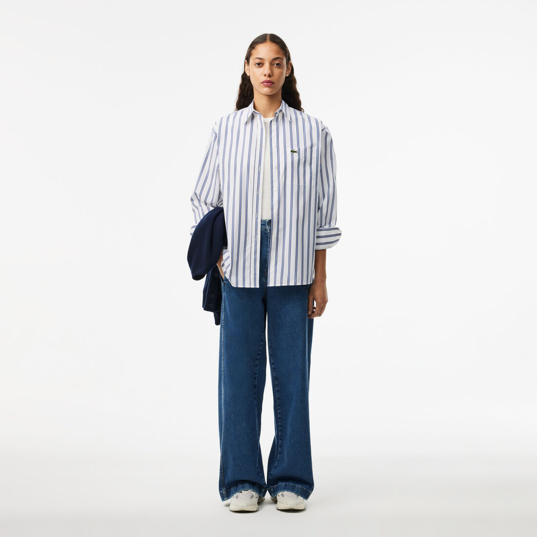 Oversized Fit Cotton Poplin Shirt Oversized Fit Cotton Poplin Shirt - CF7706-00-IBA