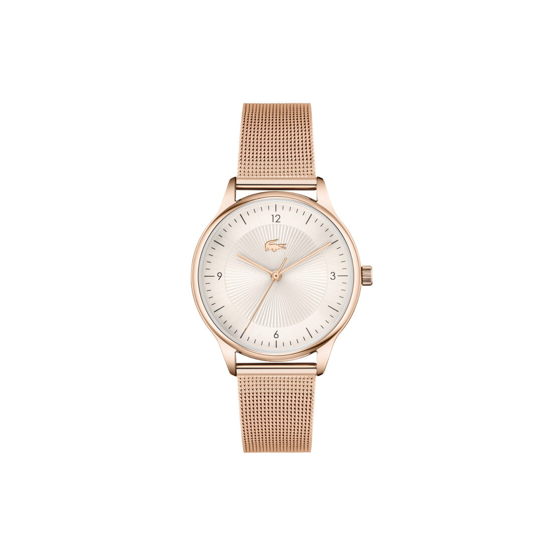 Lacoste Lacoste Club Womens Rose Goldtone With Sunray Dial Watch