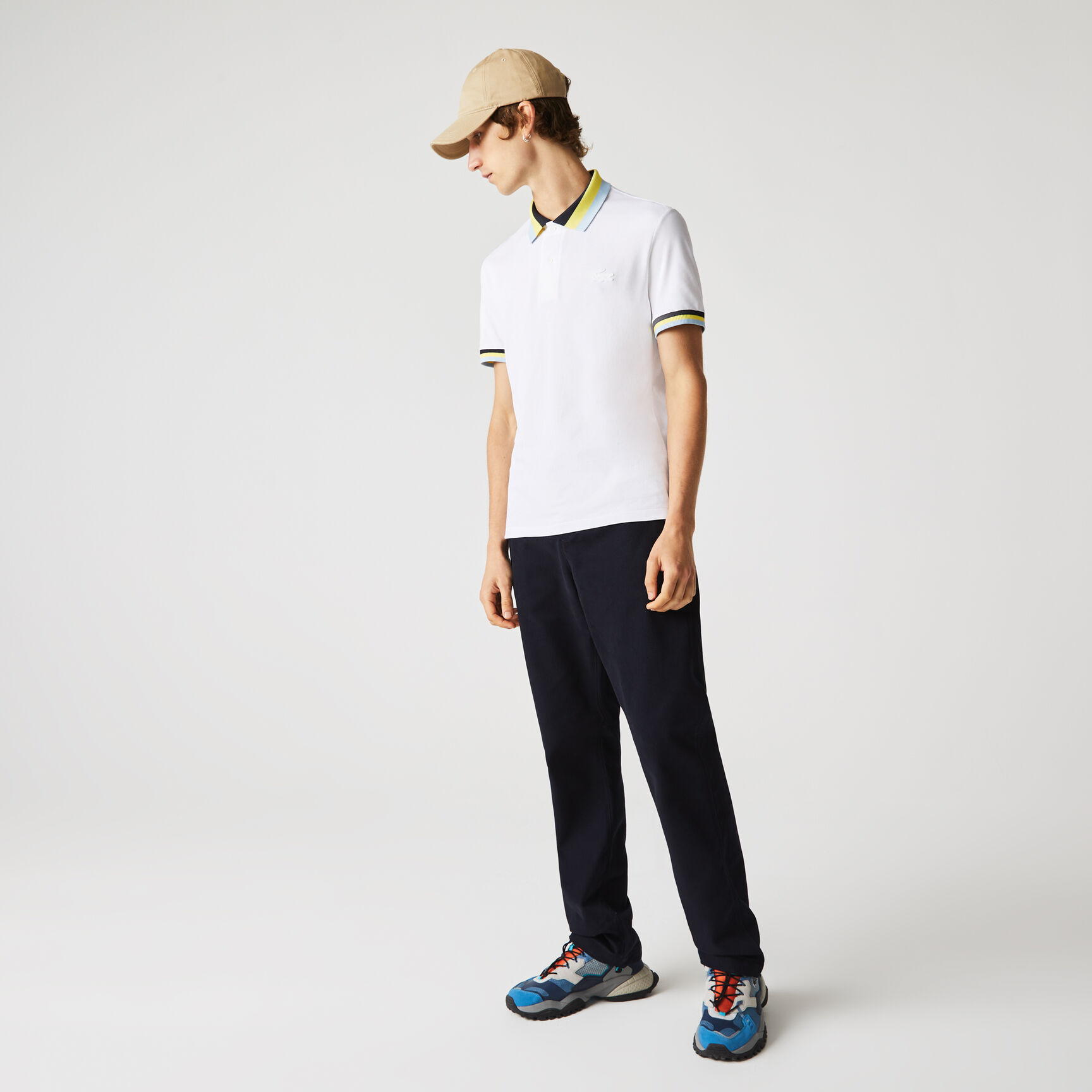 Men&rsquo;s Lacoste Slim Fit Light Breathable Piqu&eacute; Polo
