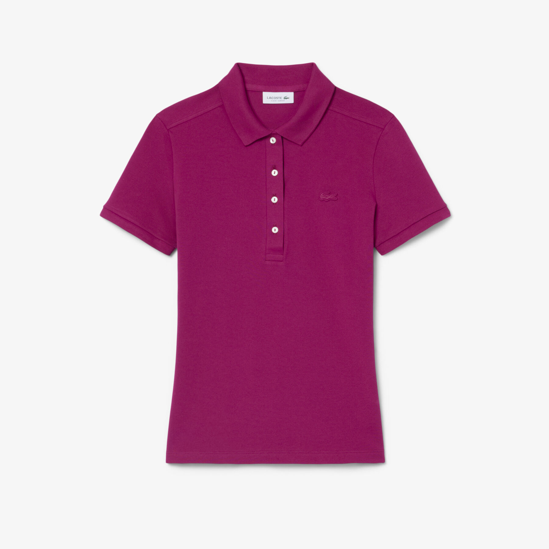 lacoste l 12 d slim fit stretch petit pique polo shirt