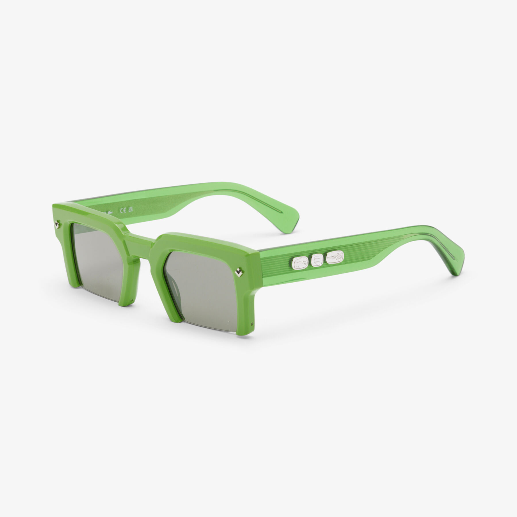 lacoste runway acetate rectangle glasses