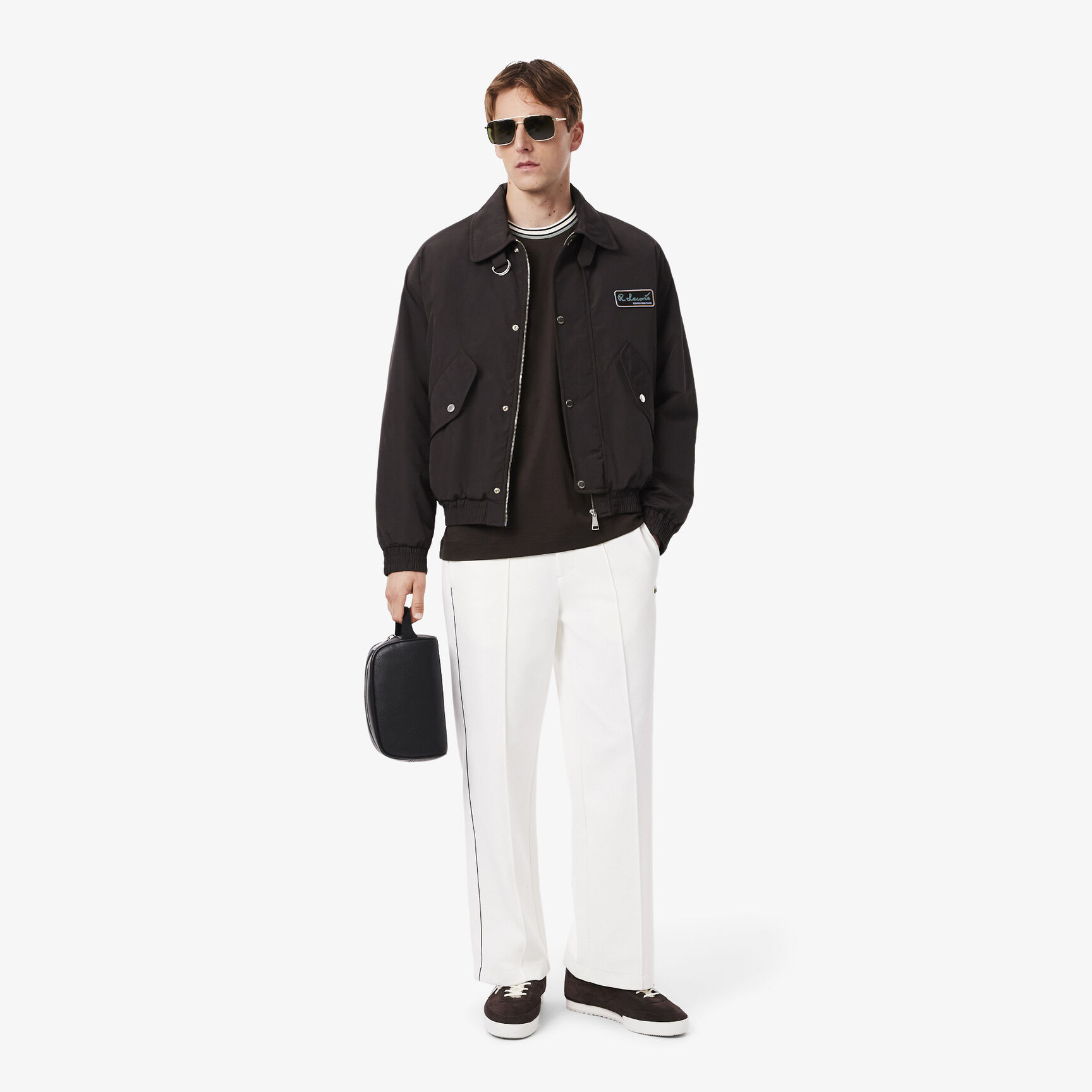 French Made Stripe Neck T-shirt - TH5455-00-SKB