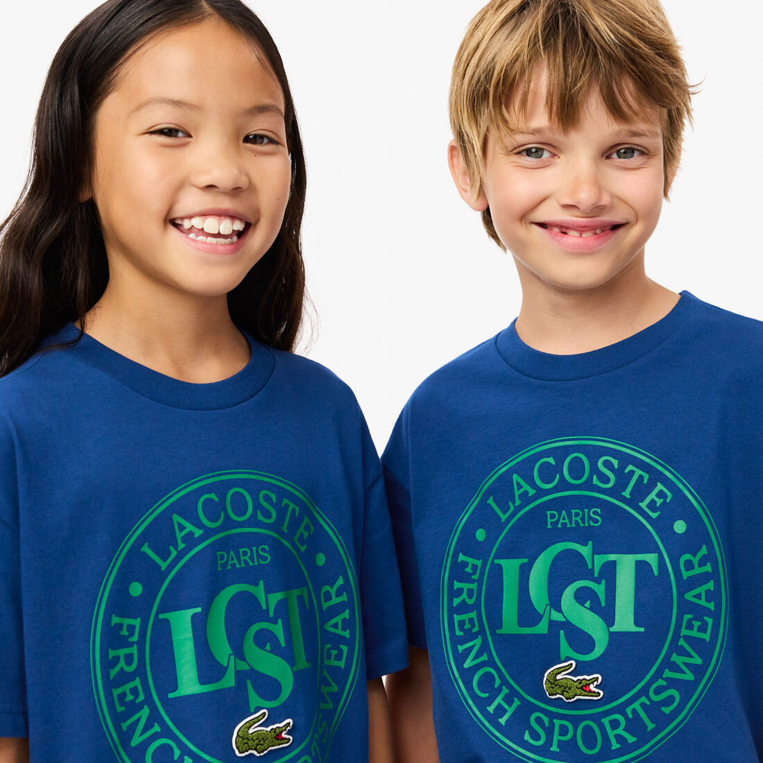 تي شيرت قطني بشارة بلون مغاير Contrast Badge T-shirt - TJ2463-00-HBM