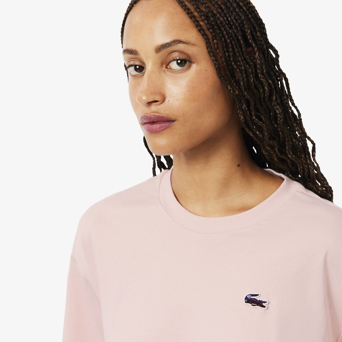 تي شيرت مريح بنقشة تمساح Relaxed Fit Landscape Crocodile T-shirt - TF5242-00-ADY