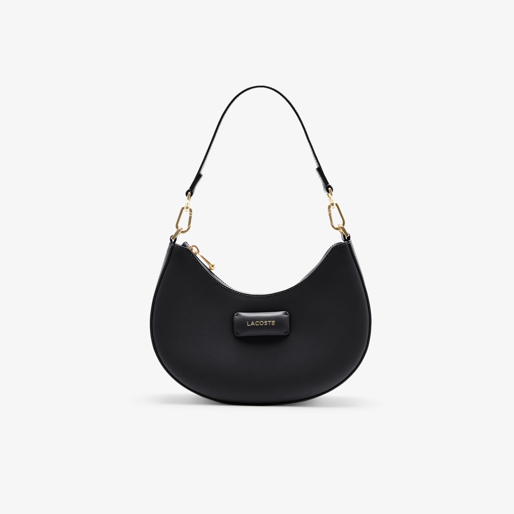small lacoste casual half moon purse