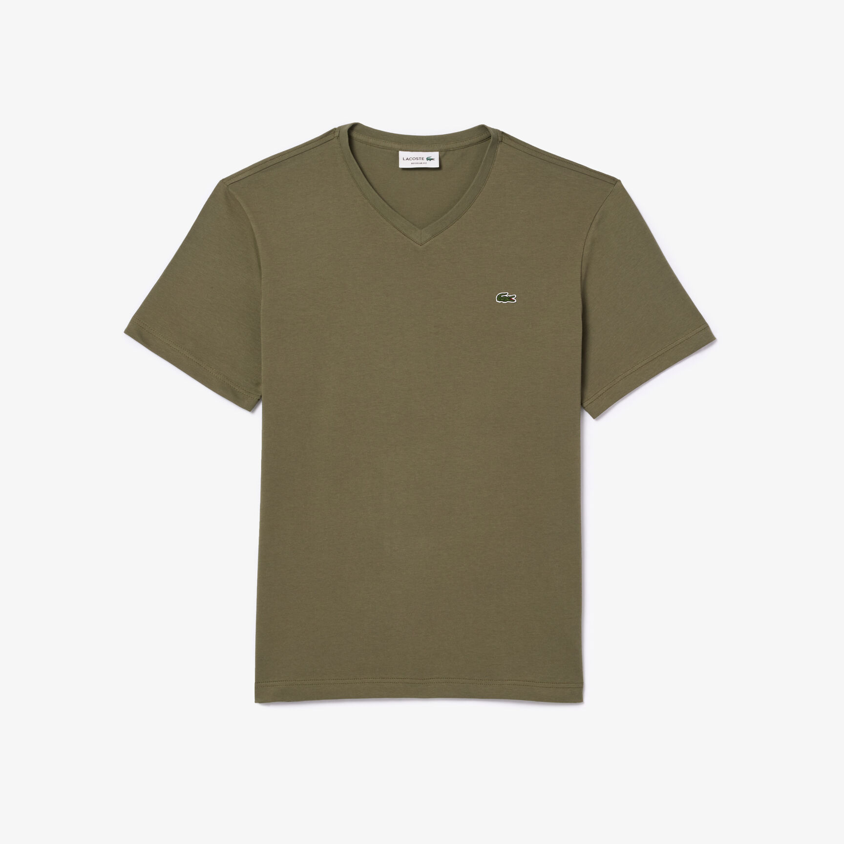 تيشيرت قطن بفتحة رقبة حرف V للرجال Men's V-neck Cotton T-shirt - TH2036-00-316