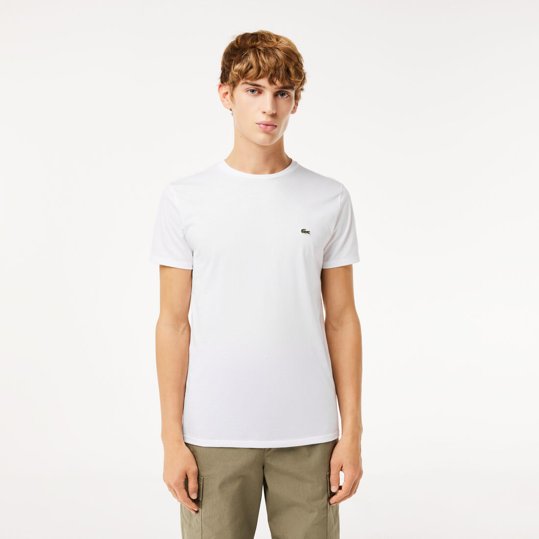 Men's Crew Neck Pima Cotton Jersey T-shirt - TH6709-00-001
