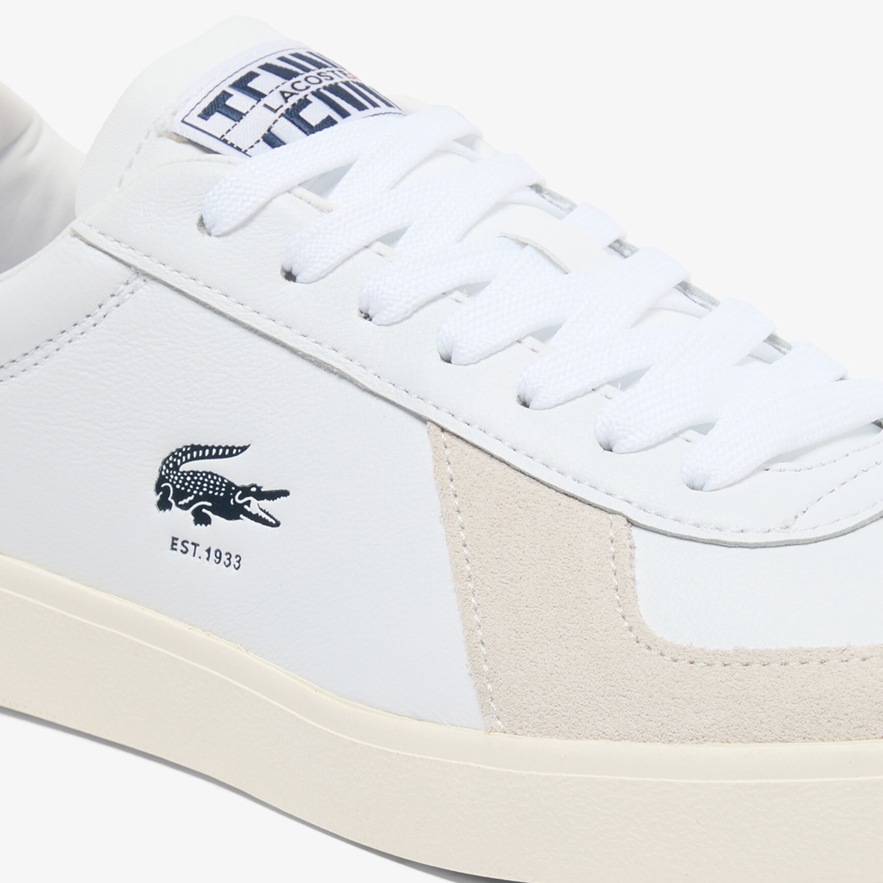 حذاء رياضي بيس شوت برو رجالي من الجلد Men's Baseshot Pro Leather Sneakers - 50SMA0040-042