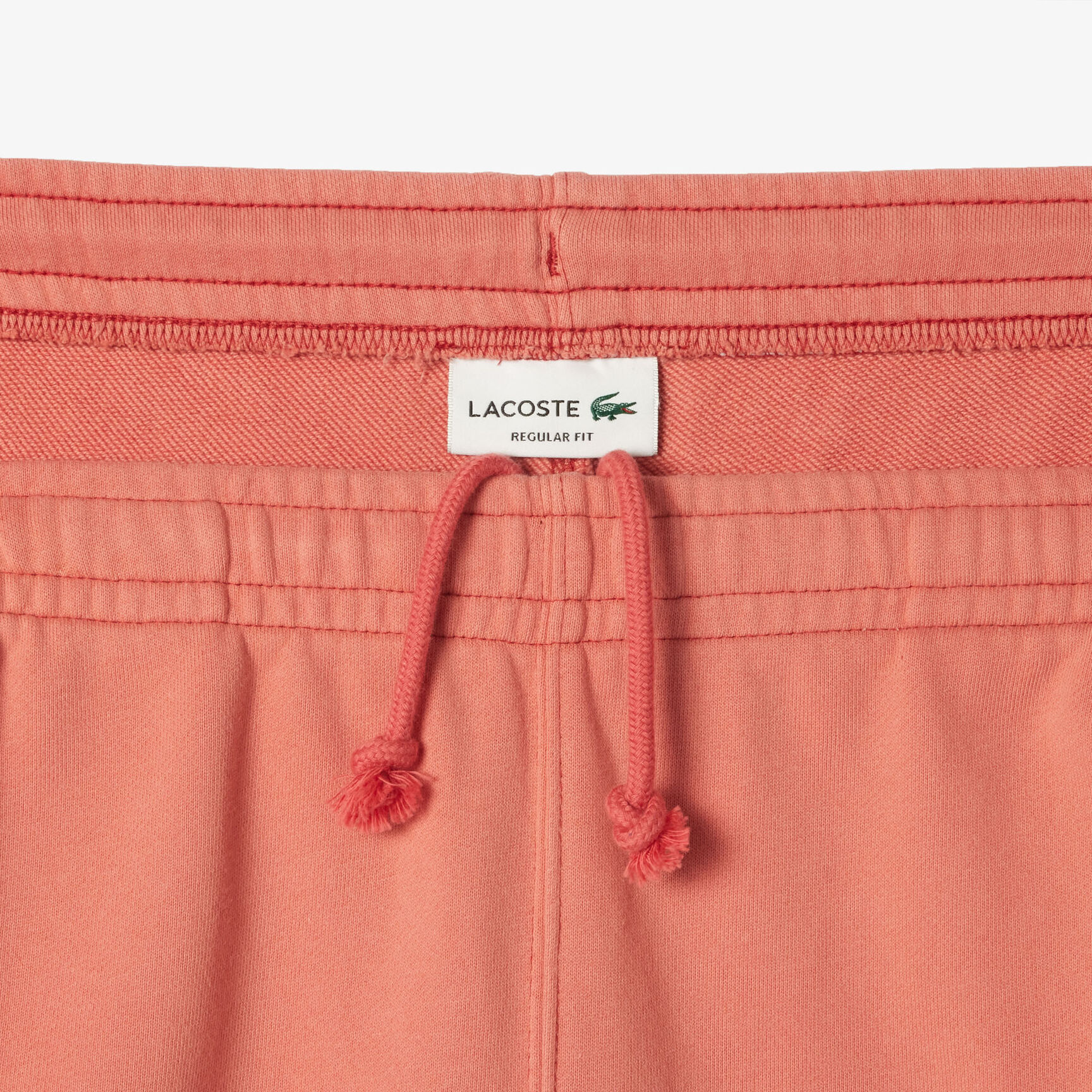 Washed Effect Lacoste Print Jogger Shorts Washed Effect Lacoste Print Jogger Shorts - GH7526-00-ZV9