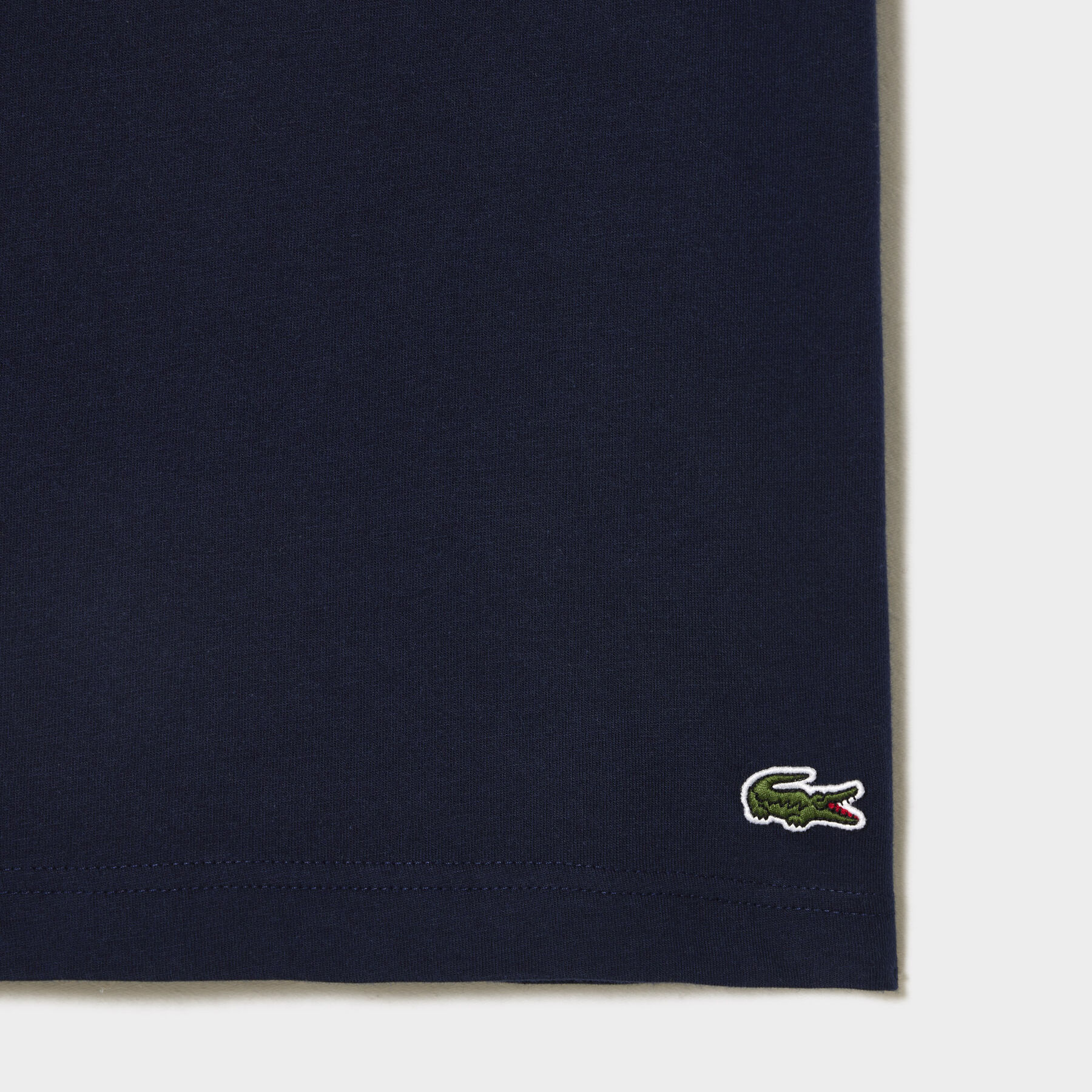 Signature Print Cotton T-shirt lacoste signature print cotton t shirt