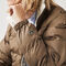 unisex lacoste water repellent reversible jacket