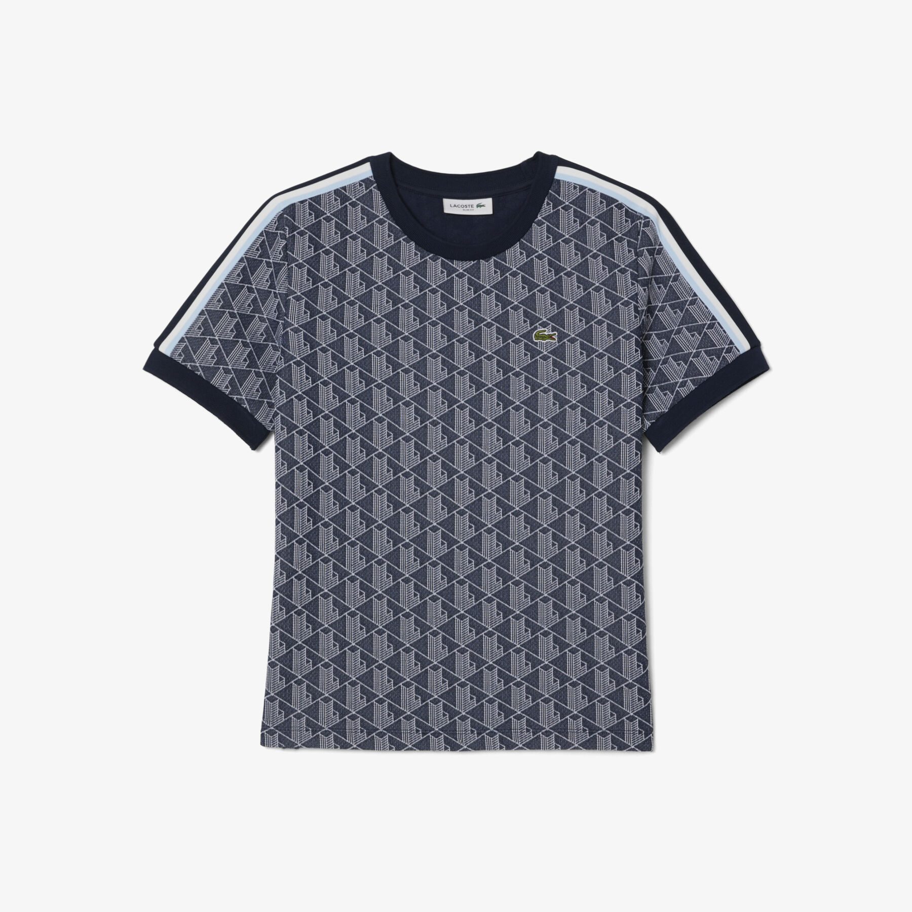 Slim Fit Monogram Jacquard T-shirt - TF3244-00-525