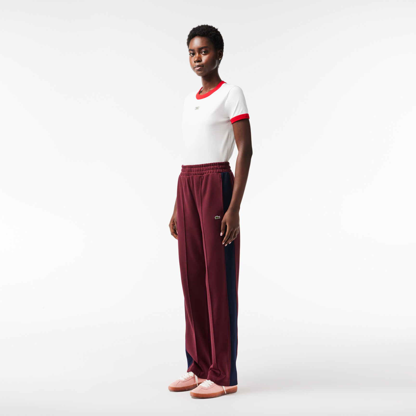 Paris Colourblock Interlock Cotton Track Pants Paris Colourblock Interlock Cotton Track Pants - XF1651-00-LGI