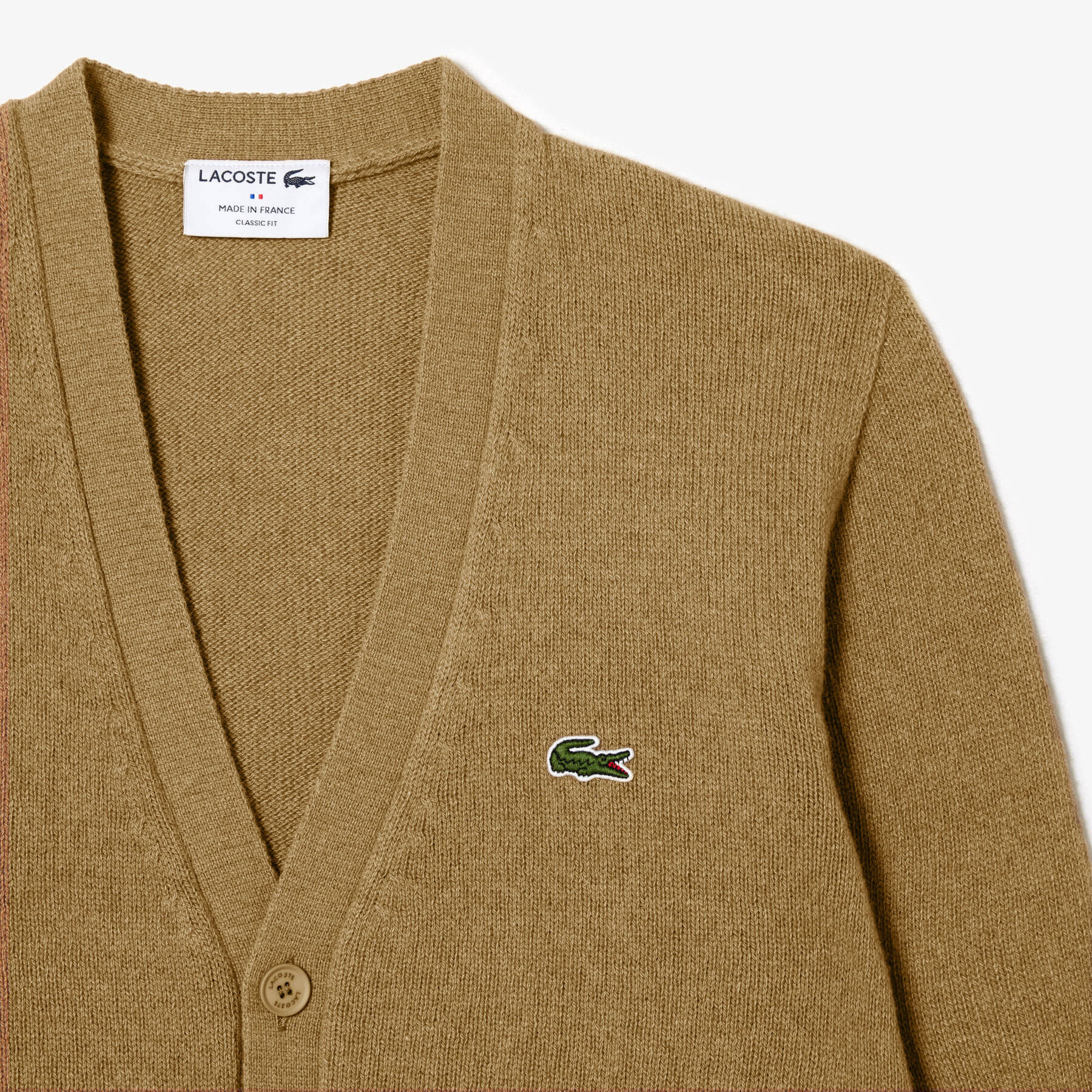 French Made V Neck Cashmere Cardigan لاكوست french made v neck cashmere cardigan