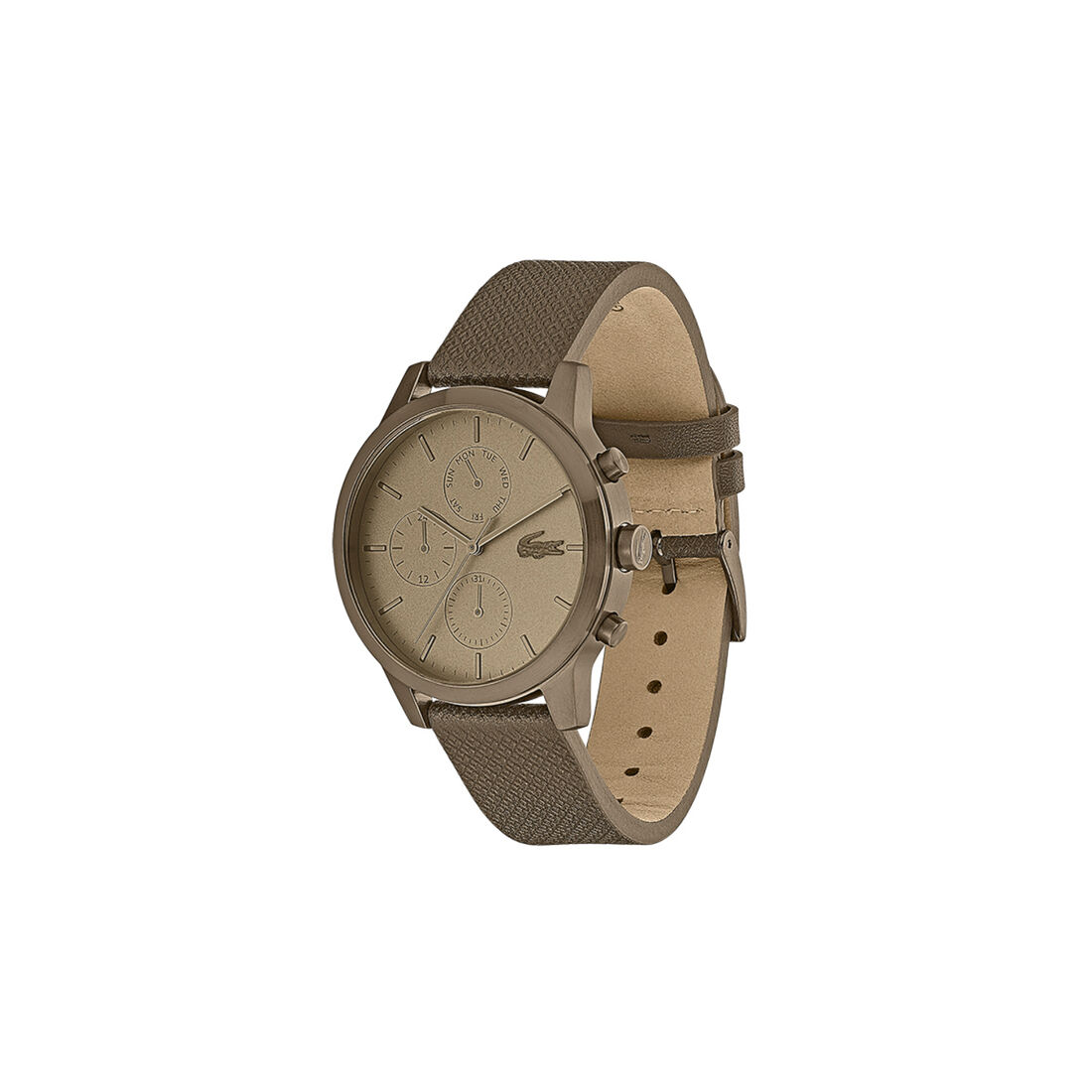 Lacoste Lacoste.12.12 Mens Khaki Dial Watch Lacoste Lacoste.12.12 Mens Khaki Dial Watch