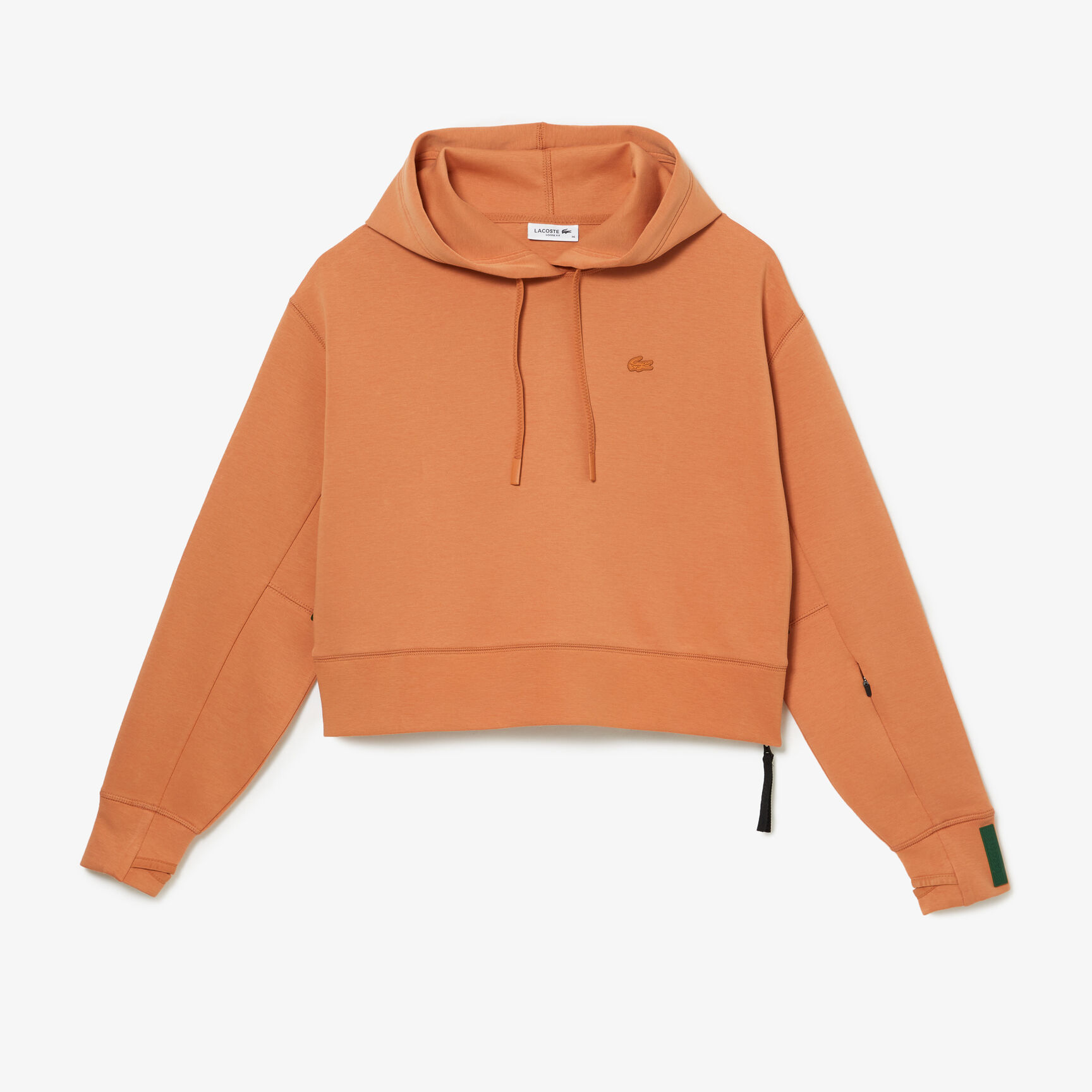Short Cut Cotton Hoodie