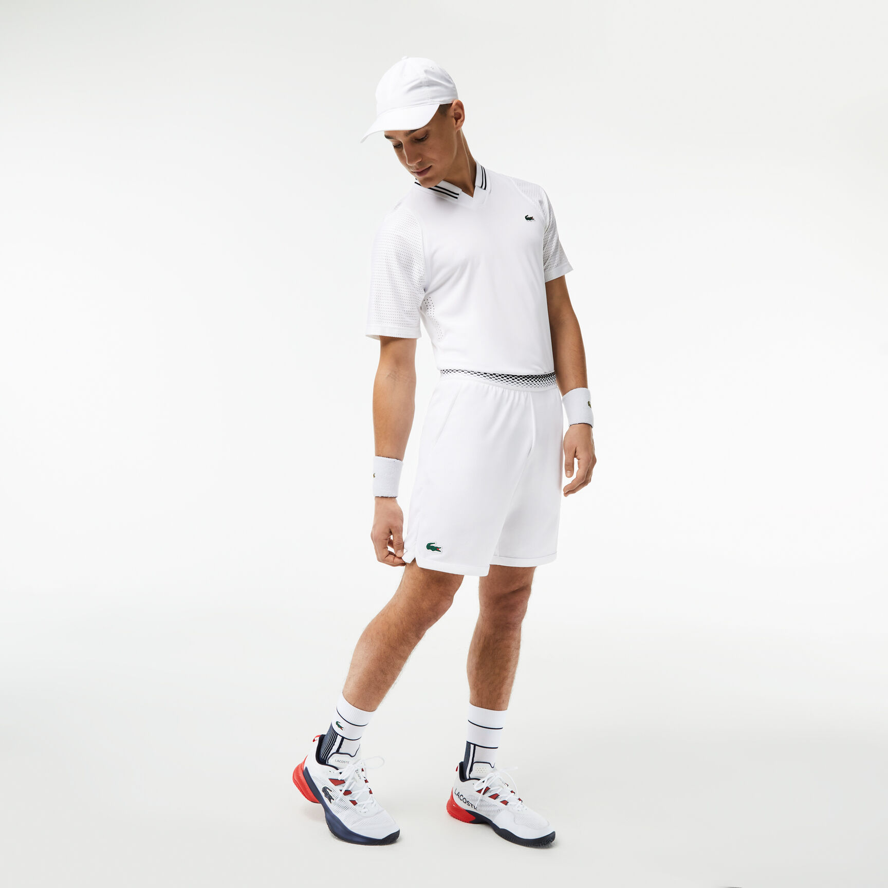 Men&rsquo;s Lacoste Tennis x Daniil Medvedev Mesh Shorts