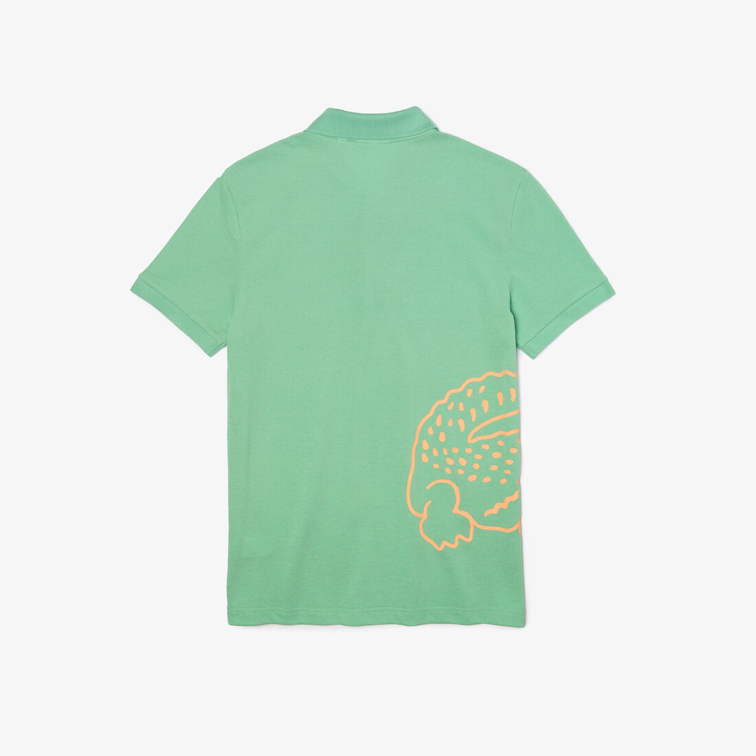 قميص بولو من بيكيه القطن للرجال قصة عادية وطباعة التمساح قميص بولو من بيكيه القطن للرجال قصة عادية وطباعة التمساح