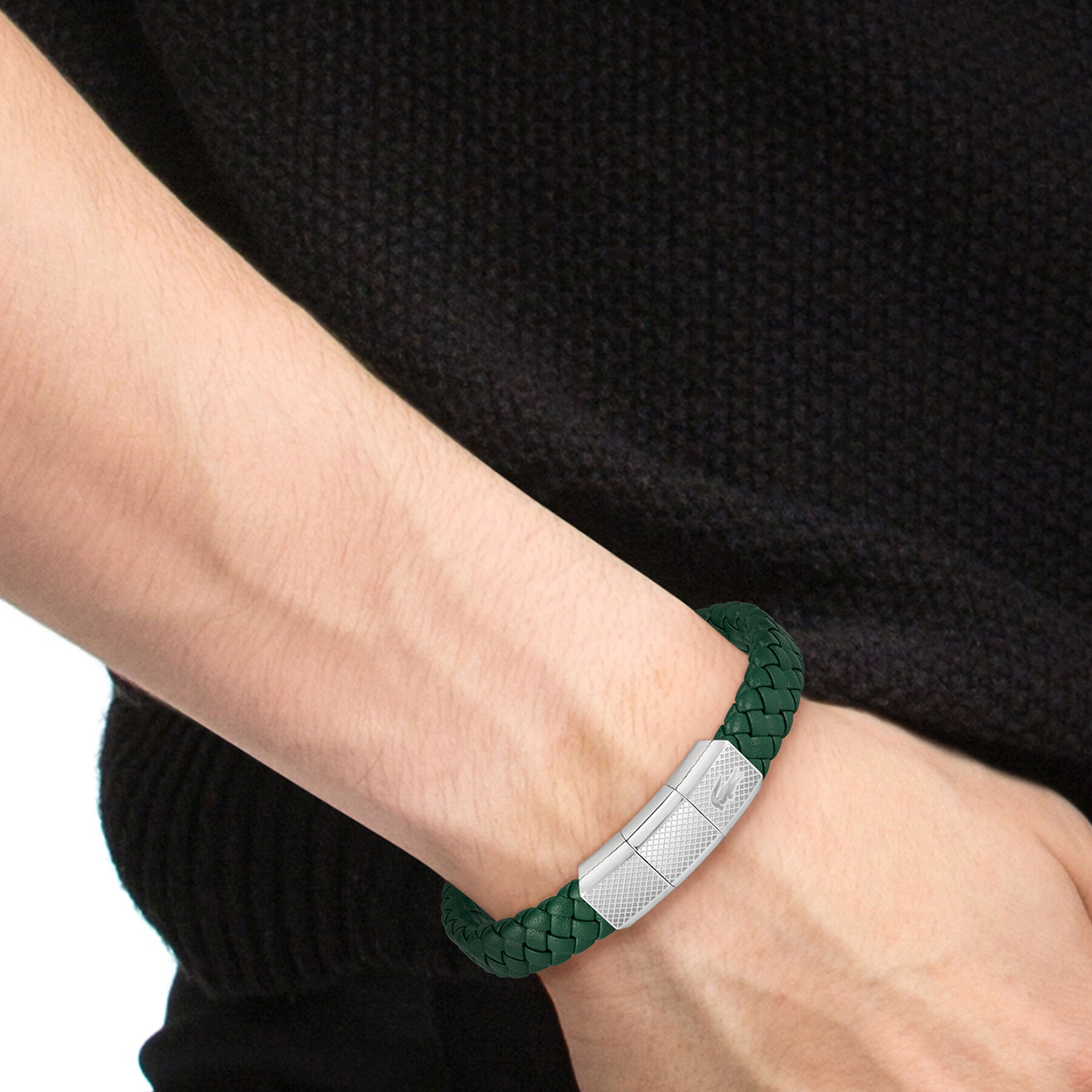 Rokel Leather Bracelet lacoste rokel leather bracelet