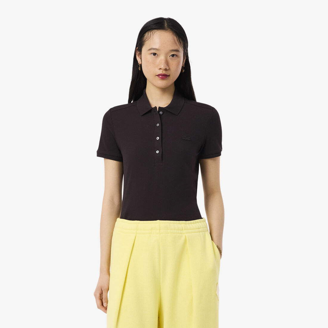 L.12.D Slim Fit Stretch Petit Pique Polo Shirt - PF5462-00-3LA