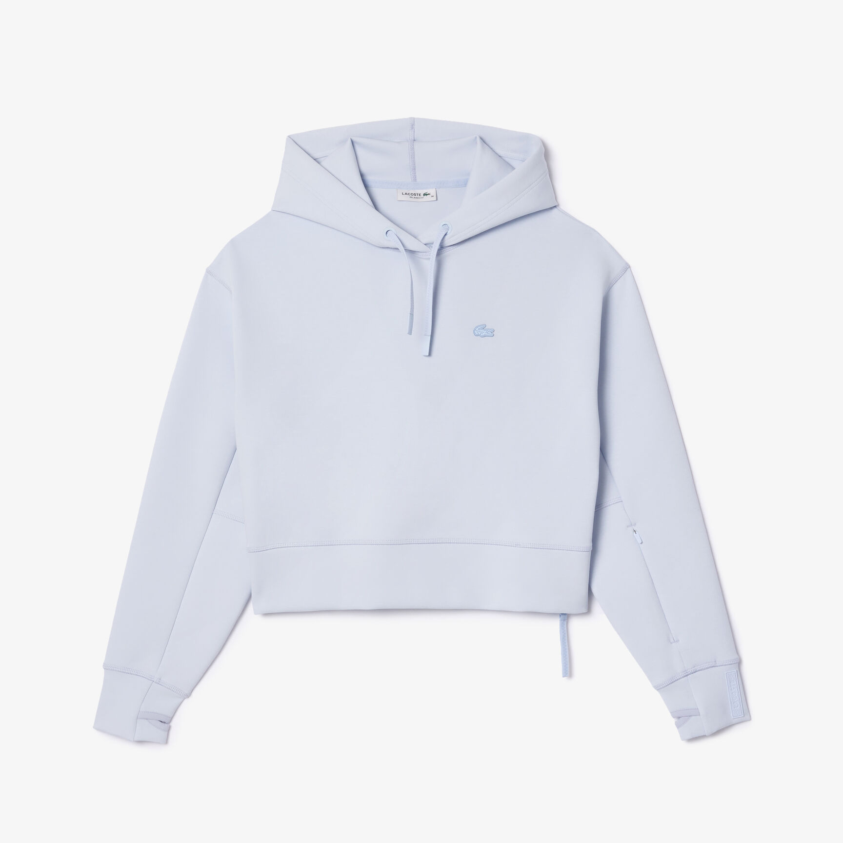 Short Cut Cotton Hoodie Women's Lacoste Hooded Jogger Sweatshirt - SF0281-00-J2G