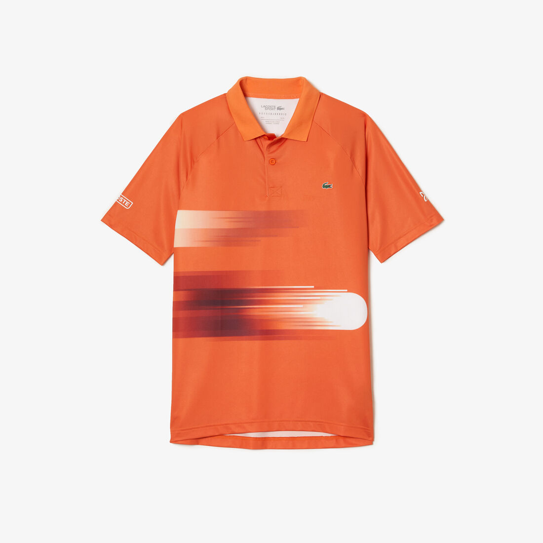 تيشيرت بولو مطاطي مطبوع للرجال مجموعة Lacoste SPORT x Novak Djokovic تيشيرت بولو مطاطي مطبوع للرجال مجموعة Lacoste SPORT x Novak Djokovic