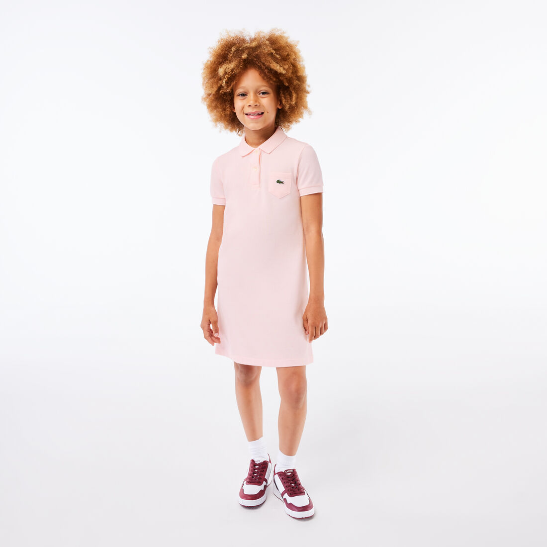 Girl's Polo-Style Cotton Dress - EJ2816-00-T03