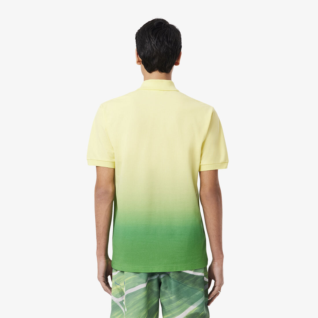 Classic Fit Ombre Print L.12.12 Polo Shirt Classic Fit Ombre Print L.12.12 Polo Shirt - PH0740-00-GZI