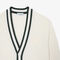 Badge Accent Wool Blend Golf Cardigan lacoste badge accent wool blend golf cardigan