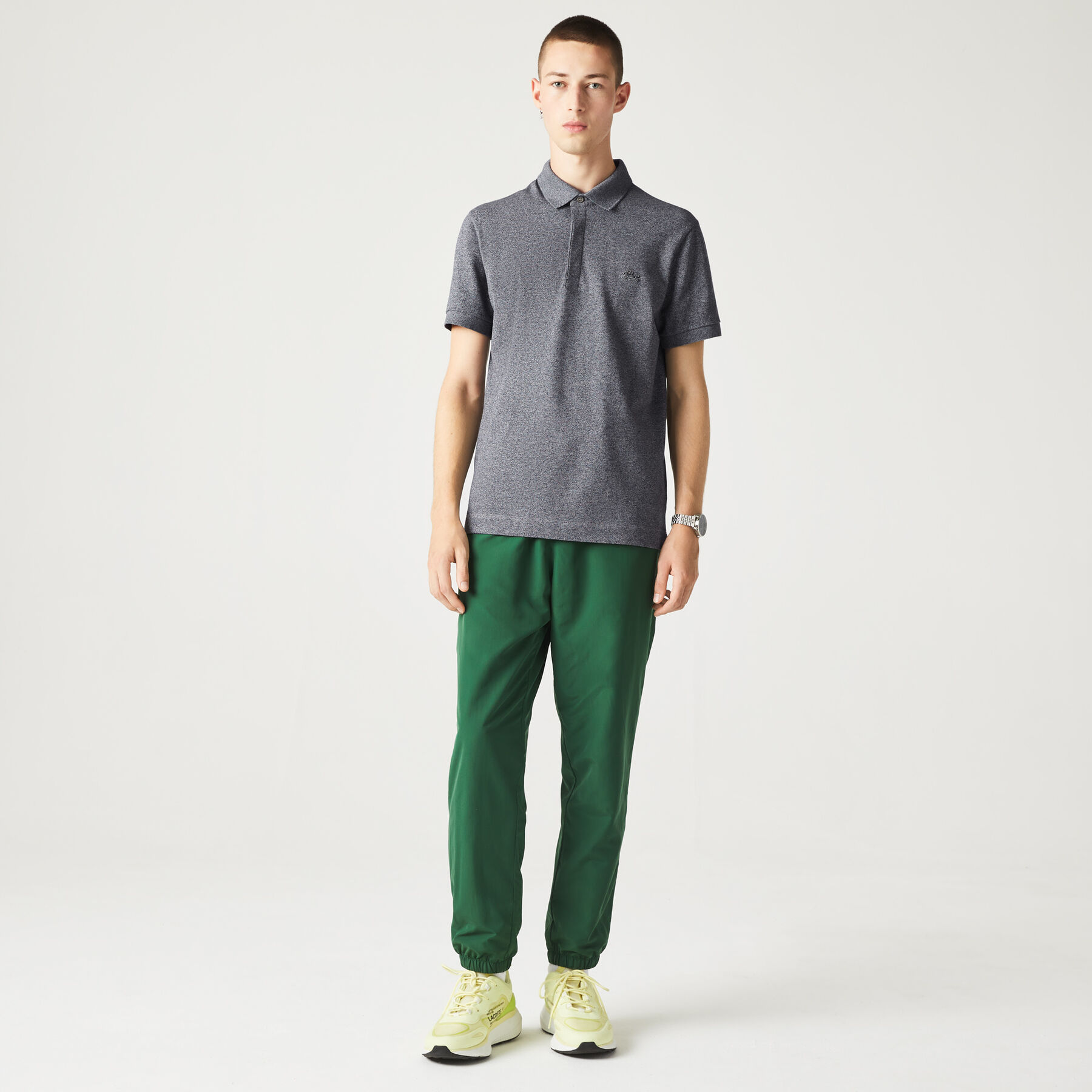 قميص بولو باريس مطاطي بقصة عادية Smart Paris Polo Shirt Stretch Cotton - PH5522-00-E8G