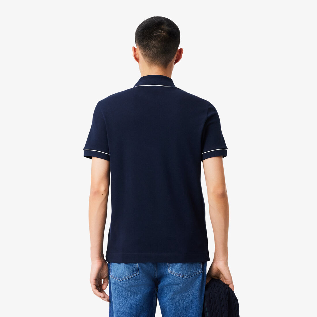 قميص بولو بيكيه باريسي بقصة عادية Regular Fit Paris Stretch Pique Polo Shirt - PH8184-00-166