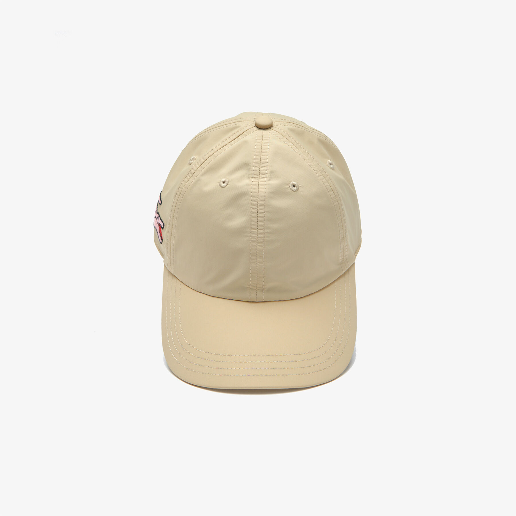 Women's Oversized Embroidered Crocodile Lightweight Nylon Cap lacoste women s oversized embroidered crocodile lightweight nylon cap