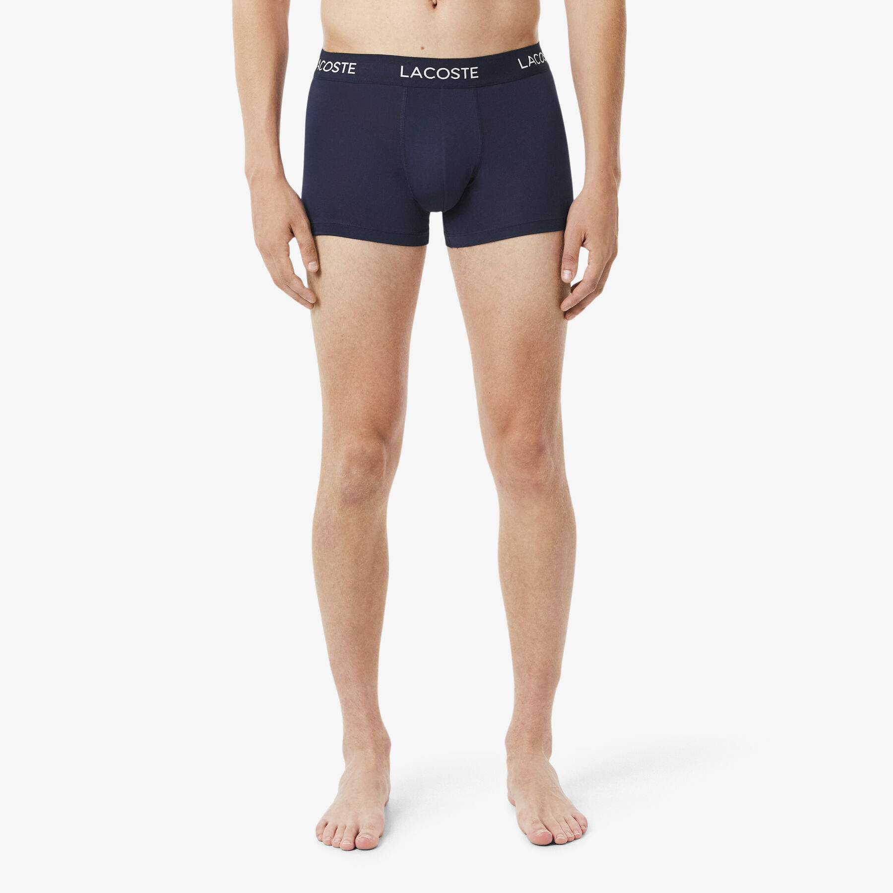 lacoste 3 pack microfiber trunks