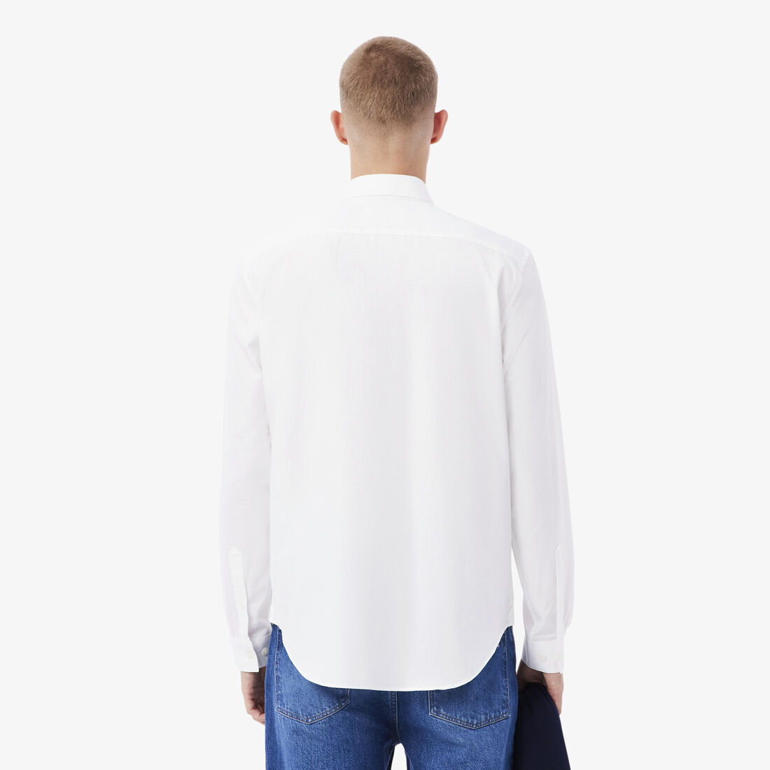 قميص بوبلين قطني بقصّة عادية Regular Fit Cotton Poplin Shirt - CH8522-00-001