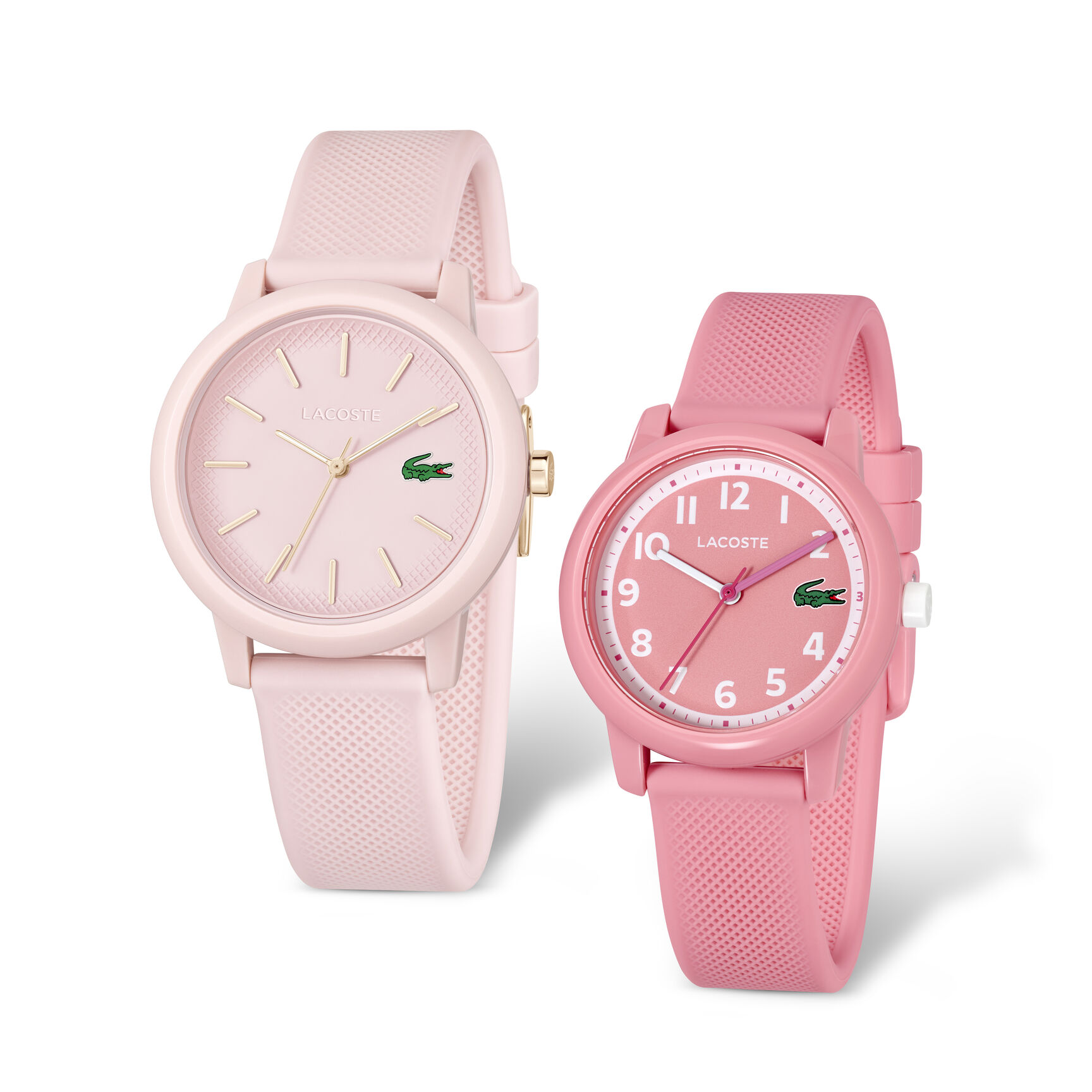 Pink Silicone Watch Gift Set - 2070063-PINK