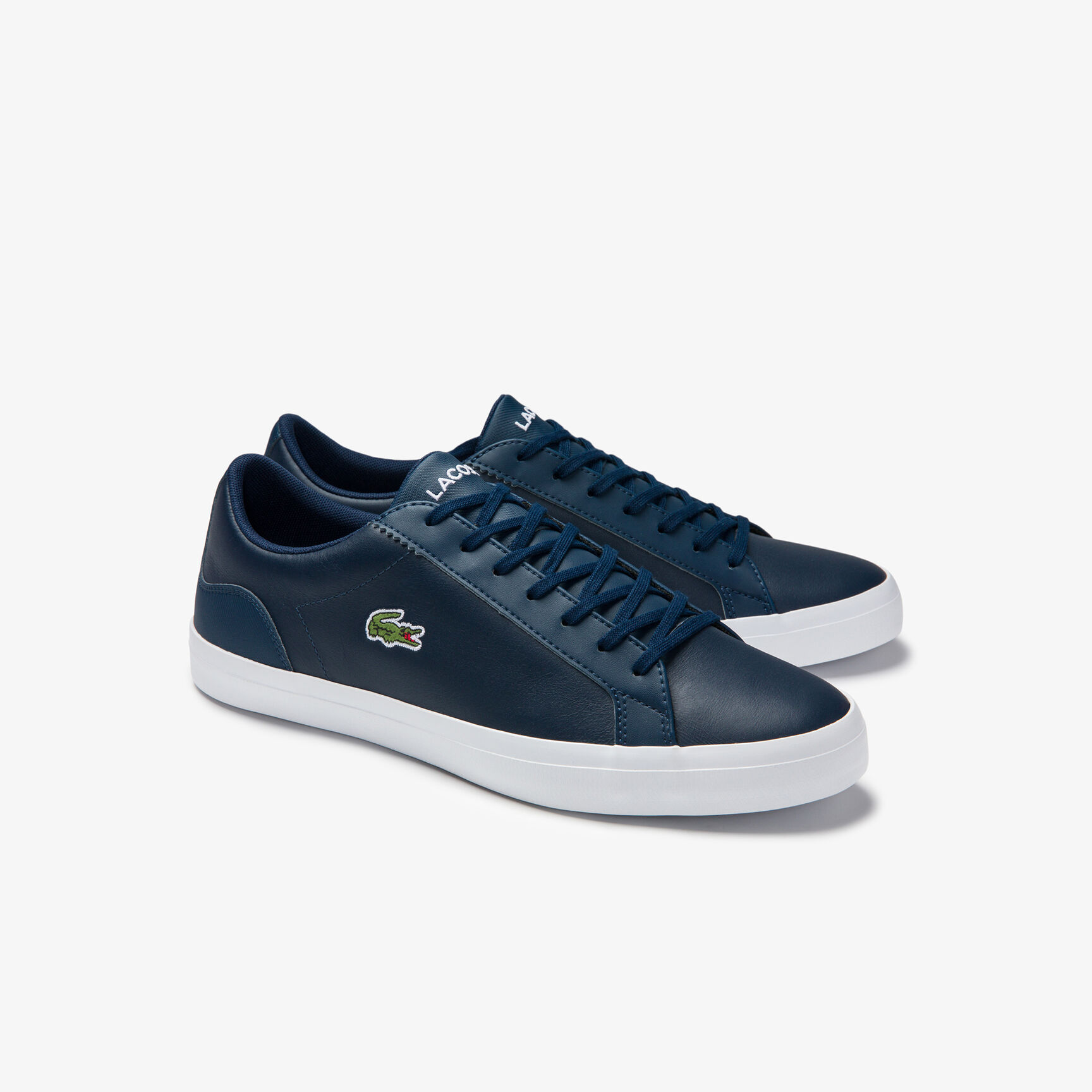 Men's Lerond Textured Leather and Synthetic Trainers