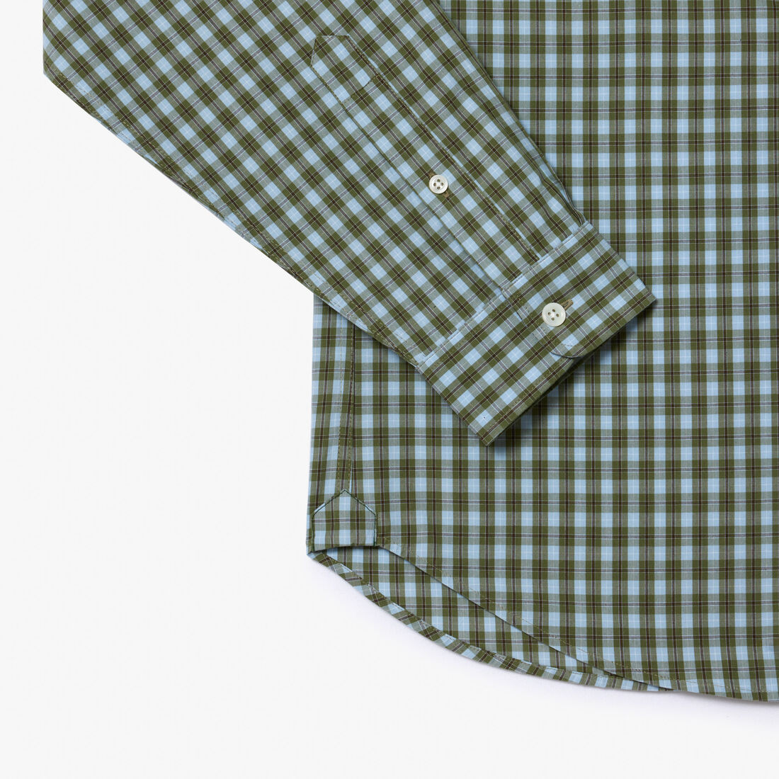 قميص بوبلين مربع Checked Poplin Shirt - CH6981-00-IC3