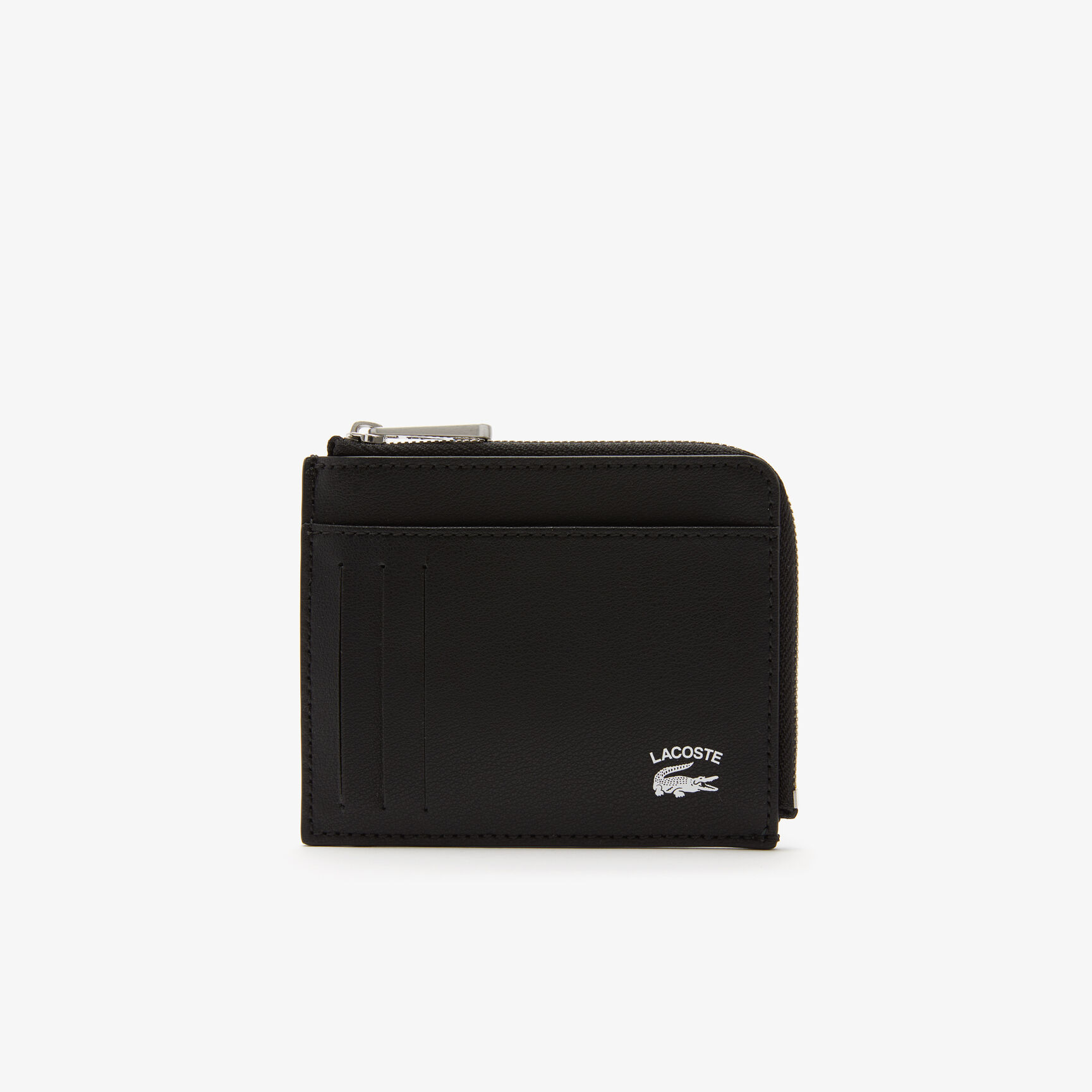 Men's Lacoste Contrast Inscription Zip Card Holder Men's Lacoste Contrast Inscription Zip Card Holder - NH4016PN-000