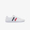 lacoste men s lerond tricolore leather and synthetic trainers
