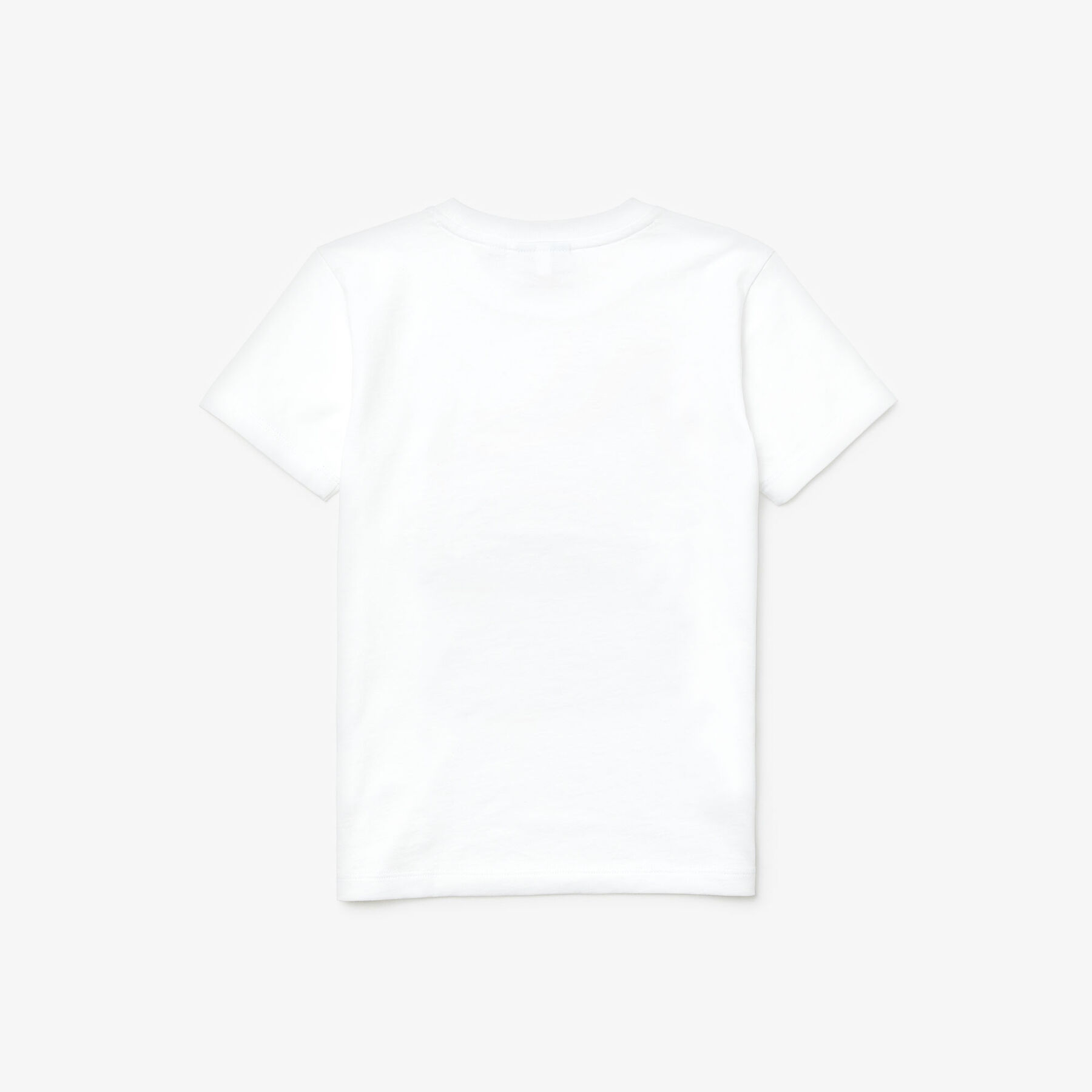 Girls' Crew Neck Print Cotton T-shirt lacoste girls crew neck print cotton t shirt