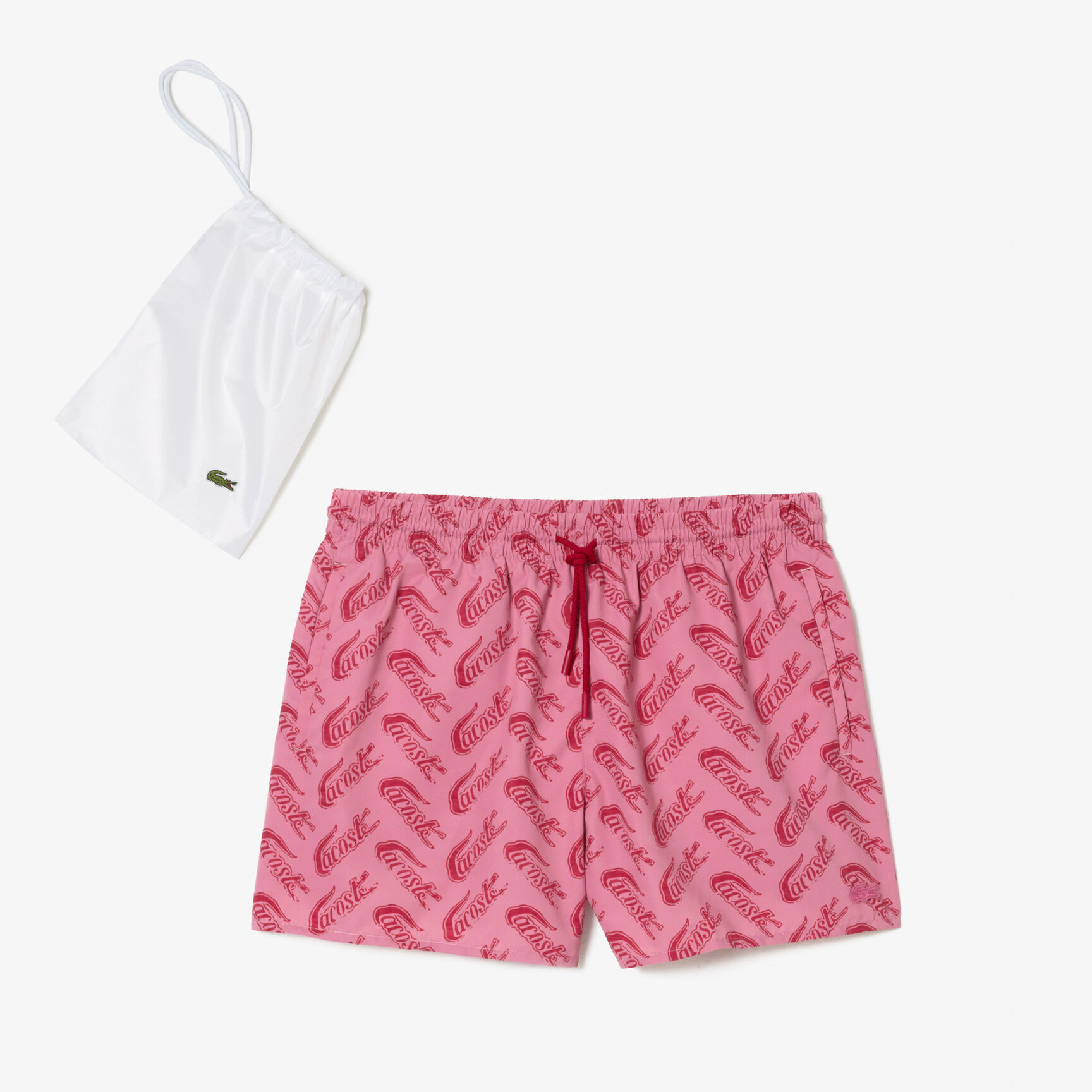 شورت سباحة لاكوست بوليستر معاد تدويره للرجال شورت سباحة لاكوست بوليستر معاد تدويره للرجال