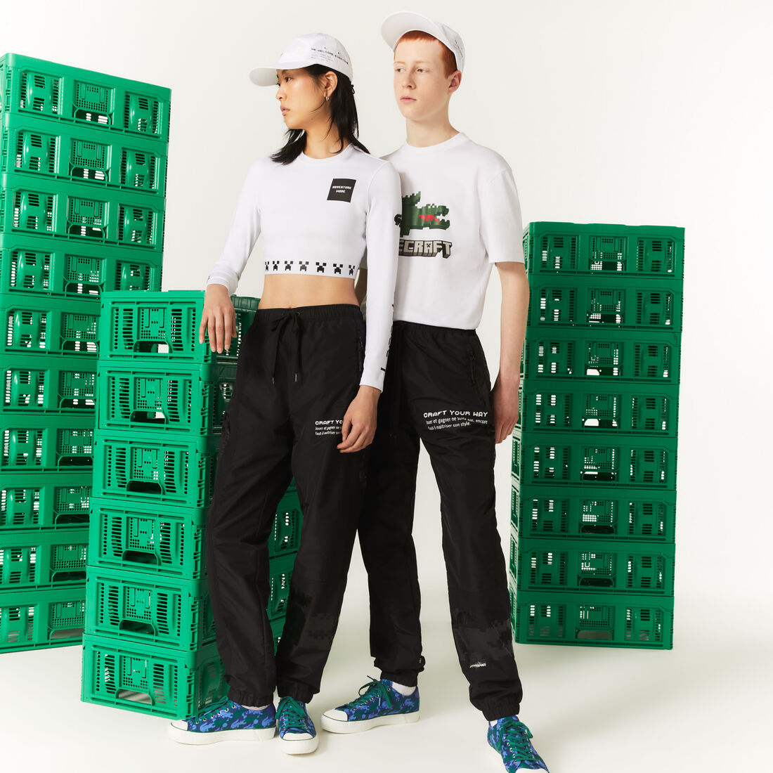 Unisex Lacoste L!VE x Minecraft Nylon Tracktrousers